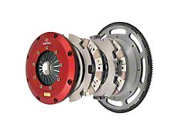 Mantic Clutch 9000 Series Twin Disc Organic Clutch Kit with 8-Bolt Flywheel; 10-Spline (96-04 Mustang GT, Cobra)