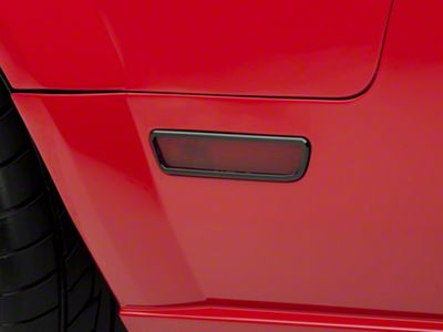 SpeedForm Quarter Light Trim; Black (05-09 Mustang)