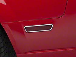 SpeedForm Quarter Light Trim; Chrome (05-09 Mustang)