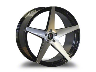 Marquee Wheels M1001 Gloss Black Machined Wheel; 20x9 (06-10 RWD Charger)