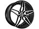 Marquee Wheels M3259 Gloss Black Machined Wheel; Rear Only; 20x10.5 (06-10 RWD Charger)