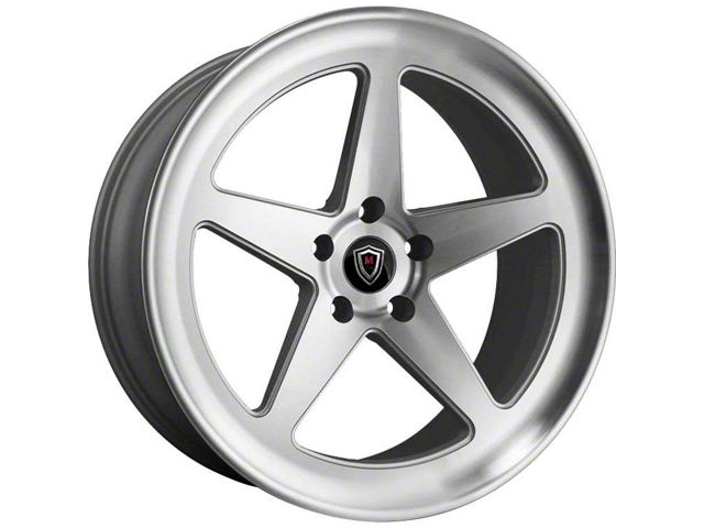 Marquee Wheels M9535 Silver Machined Wheel; Rear Only; 20x10.5 (06-10 RWD Charger)