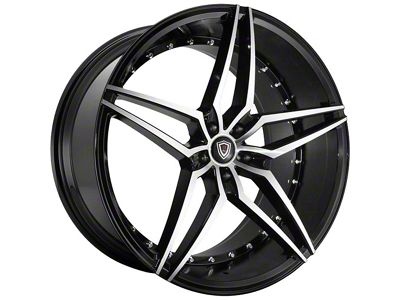 Marquee Wheels MR3259 Gloss Black Machined Wheel; 20x9; 15mm Offset (06-10 RWD Charger)