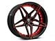 Marquee Wheels MR3259 Gloss Black with Red Milled Accents Wheel; 20x9 (06-10 RWD Charger)