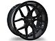 Marquee Wheels M1000 Gloss Black Wheel; Rear Only; 20x10.5 (10-14 Mustang)