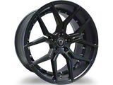 Marquee Wheels M1000 Satin Black Wheel; Rear Only; 20x10.5; 20mm Offset (08-23 RWD Challenger)