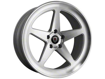 Marquee Wheels M9535 Silver Machined Wheel; 20x9; 15mm Offset (08-23 RWD Challenger)