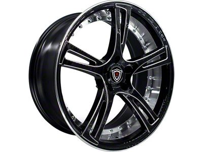 Marquee Wheels MDR3247 Gloss Black Milled Wheel; 20x9 (08-23 RWD Challenger)