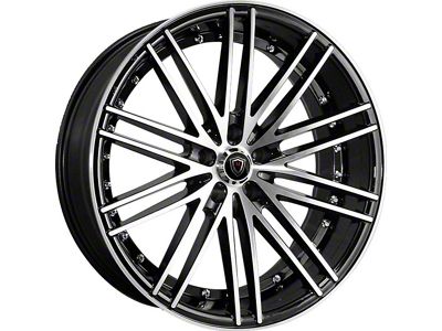 Marquee Wheels MR3246 Gloss Black Machined Wheel; 20x9; 15mm Offset (08-23 RWD Challenger)
