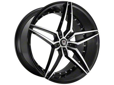 Marquee Wheels MR3259 Gloss Black Machined Wheel; 20x9 (08-23 RWD Challenger)