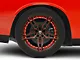 Marquee Wheels MR3259 Gloss Black with Red Milled Accents Wheel; Rear Only; 20x10.5 (08-23 RWD Challenger)