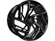 Marquee Wheels M1002 Gloss Black Milled Wheel; 20x9 (11-23 RWD Charger)