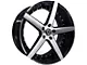Marquee Wheels MR3226 Gloss Black with Brushed Face Wheel; Rear Only; 20x9 (11-23 RWD Charger)