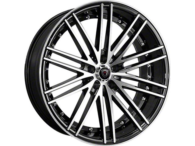 Marquee Wheels MR3246 Gloss Black Machined Wheel; 20x9 (11-23 RWD Charger)