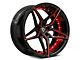 Marquee Wheels MR3259 Gloss Black with Red Milled Accents Wheel; Rear Only; 20x10.5 (11-23 RWD Charger)
