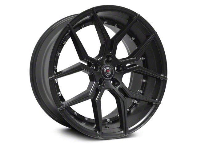 Marquee Wheels M1000 Satin Black Wheel; 22x9 (06-10 RWD Charger)