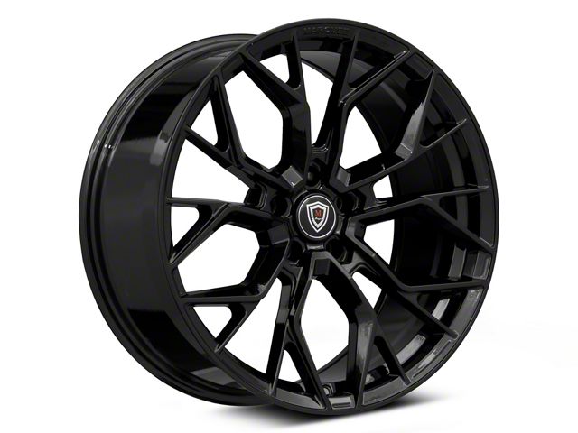 Marquee Wheels M1004 Gloss Black Wheel; Rear Only; 20x10.5 (06-10 RWD Charger)