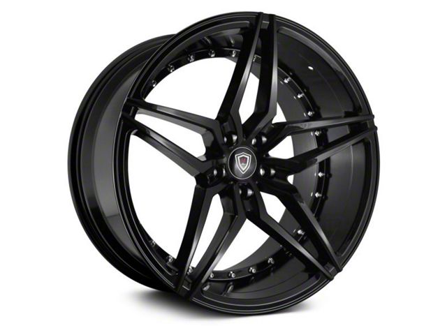 Marquee Wheels M3259 Gloss Black Wheel; 22x9 (06-10 RWD Charger)