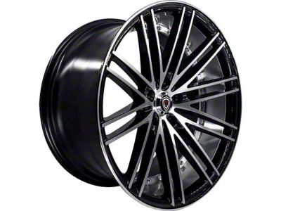 Marquee Wheels MR3246 Gloss Black Machined Wheel; 20x9; 15mm Offset (06-10 RWD Charger)