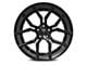 Marquee Wheels M1000 Satin Black Wheel; 22x9 (08-23 RWD Challenger, Excluding Widebody)