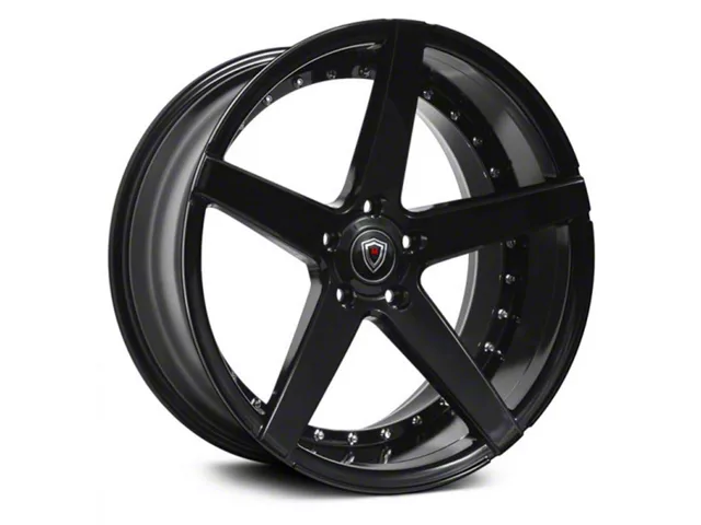 Marquee Wheels M3226 Gloss Black Wheel; 22x9 (08-23 RWD Challenger, Excluding Widebody)