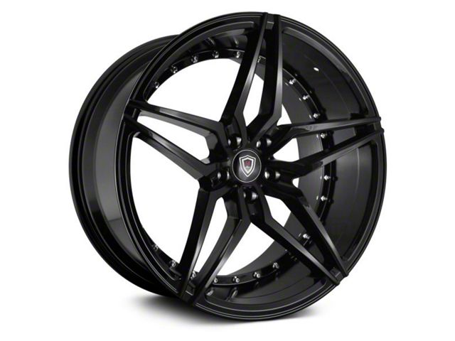 Marquee Wheels M3259 Gloss Black Wheel; 22x9 (08-23 RWD Challenger, Excluding Widebody)