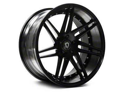 Marquee Wheels M3266 Satin Black Wheel; Rear Only; 20x10.5; 20mm Offset (08-23 RWD Challenger, Excluding Widebody)
