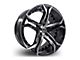 Marquee Wheels M3284 Gloss Black Machined Wheel; 20x9 (08-23 RWD Challenger, Excluding Widebody)