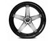 Marquee Wheels M5330 Gloss Black Machined Wheel; 20x9 (08-23 RWD Challenger, Excluding Widebody)