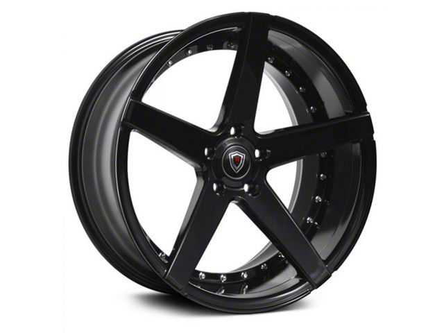 Marquee Wheels M3226 Gloss Black Wheel; 22x9 (11-23 RWD Charger, Excluding Widebody)