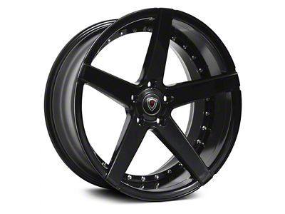 Marquee Wheels M3226 Gloss Black Wheel; 22x9 (11-23 RWD Charger, Excluding Widebody)