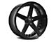 Marquee Wheels M3226 Gloss Black Wheel; Rear Only; 22x10.5 (11-23 RWD Charger, Excluding Widebody)