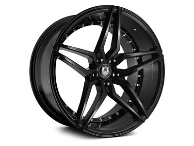 Marquee Wheels M3259 Gloss Black Wheel; 22x9 (11-23 RWD Charger, Excluding Widebody)