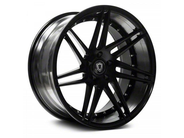 Marquee Wheels M3266 Satin Black Wheel; 20x9 (11-23 RWD Charger, Excluding Widebody)