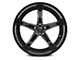 Marquee Wheels M5330A Gloss Black Machined Wheel; 22x9 (11-23 RWD Charger, Excluding Widebody)