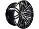 Marquee Wheels MR3246 Gloss Black Machined Wheel; 20x9 (11-23 RWD Charger, Excluding Widebody)