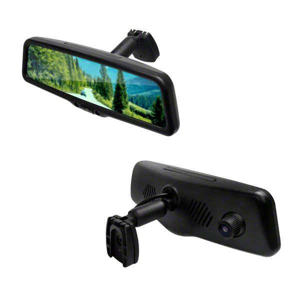 Master Tailgaters Mustang 10Inch IPS LCD Rear View Mirror with Built