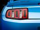 SEC10 Tail Light Conversion Decal Kit; Matte Black (10-12 Mustang)