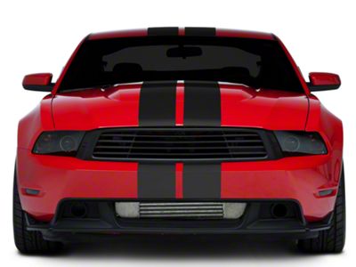 SEC10 Lemans Stripes; Matte Black; 8-Inch (05-14 Mustang)