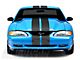 SEC10 Lemans Stripes; Matte Black; 8-Inch (94-04 Mustang)
