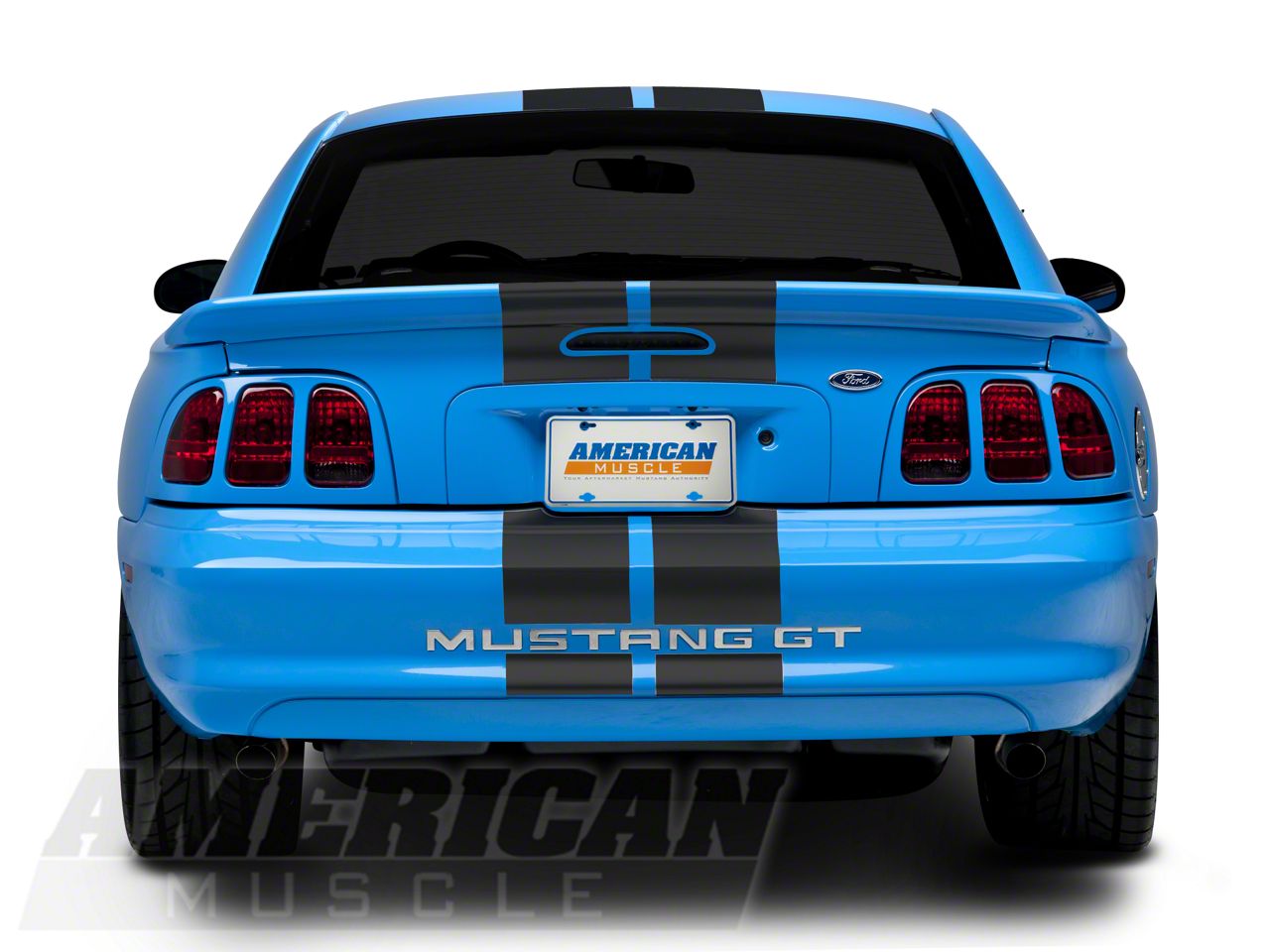 SEC10 Mustang Lemans Stripes; Matte Black; 8-Inch 26203G94 SEC10 Mustang Lemans Stripes; Matte Black; 8-Inch 26203G94