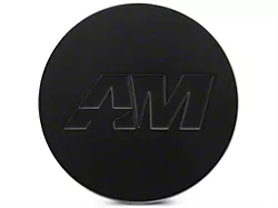 AmericanMuscle Center Cap; Matte Black (Fits AmericanMuscle Branded Wheels Only)