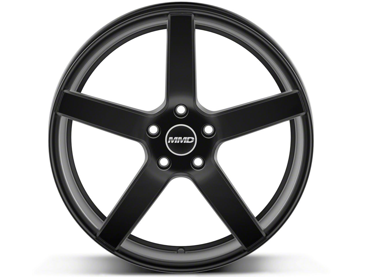 Mustang Staggered MMD 551C Matte Black 4-Wheel Kit; 20x8.5/20x10