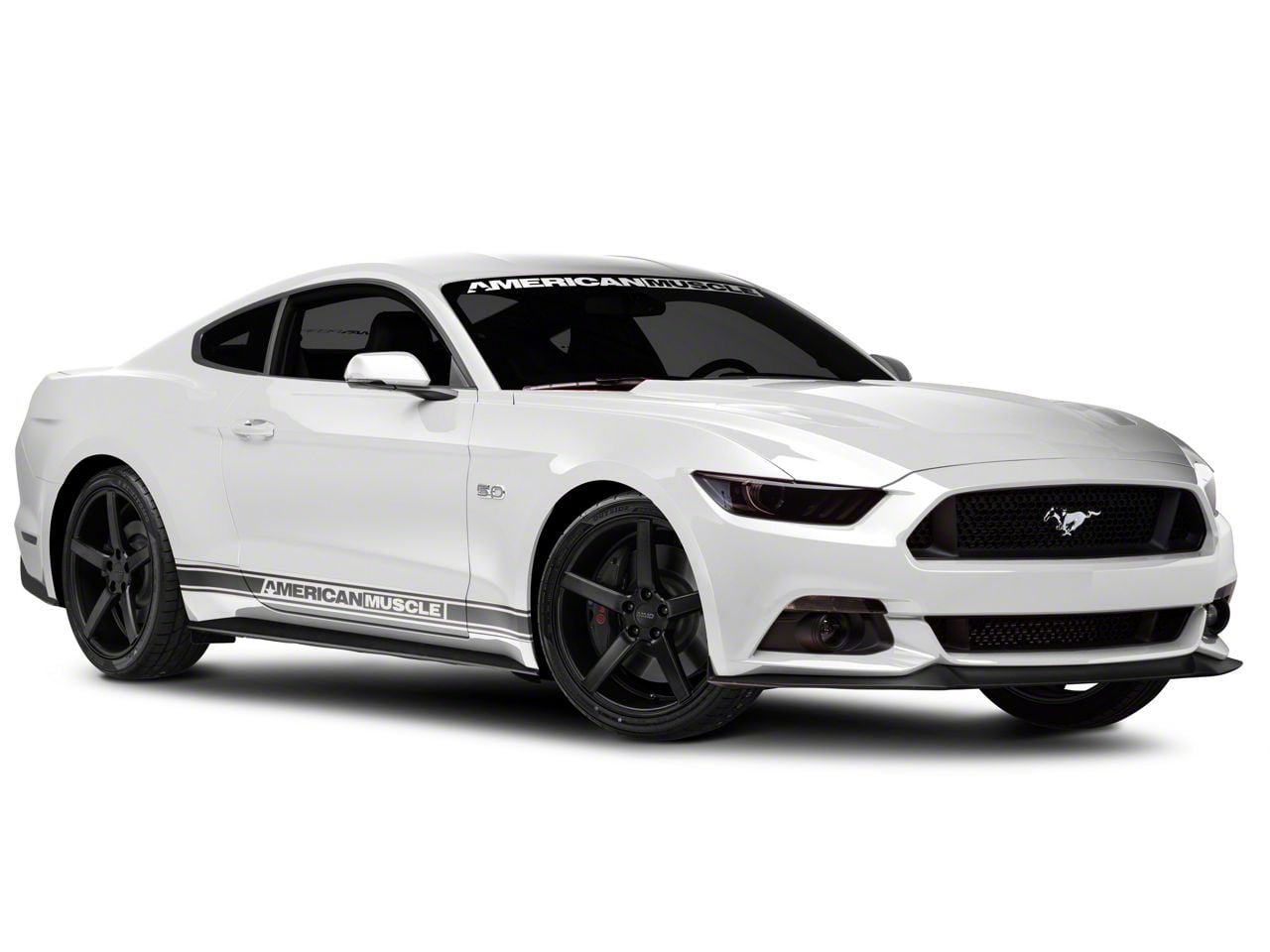 Mustang MMD 551C Matte Black 4-Wheel Kit; 20x8.5; 35mm Offset (15