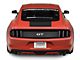 SEC10 Rear Decklid Accent Decal; Matte Black (15-23 Mustang)