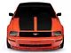 SEC10 Dual Hood Stripes; Matte Black (05-09 Mustang GT, V6)