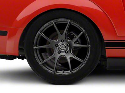 Forgestar CF5V Monoblock Matte Black Wheel; Rear Only; 19x10 (05-09 Mustang)