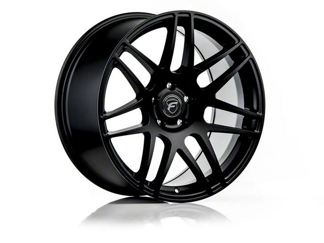 Forgestar F14 Monoblock Matte Black Wheel; Rear Only; 19x10 (15-23 Mustang GT, EcoBoost, V6)