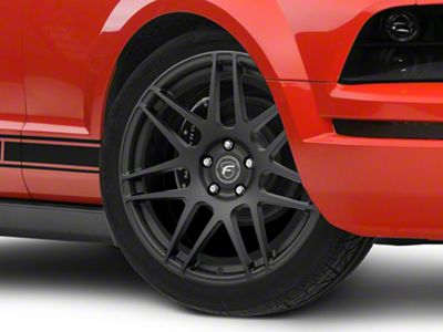 Forgestar F14 Monoblock Matte Black Wheel; 19x9; 35mm Offset (05-09 Mustang)