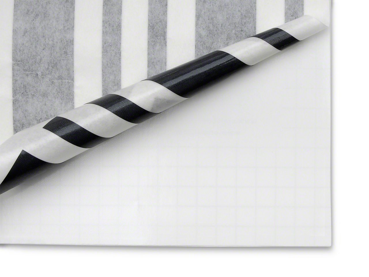 SEC10 Mustang Rocker Stripes with GT350 Logo; Matte Black 26209G79
